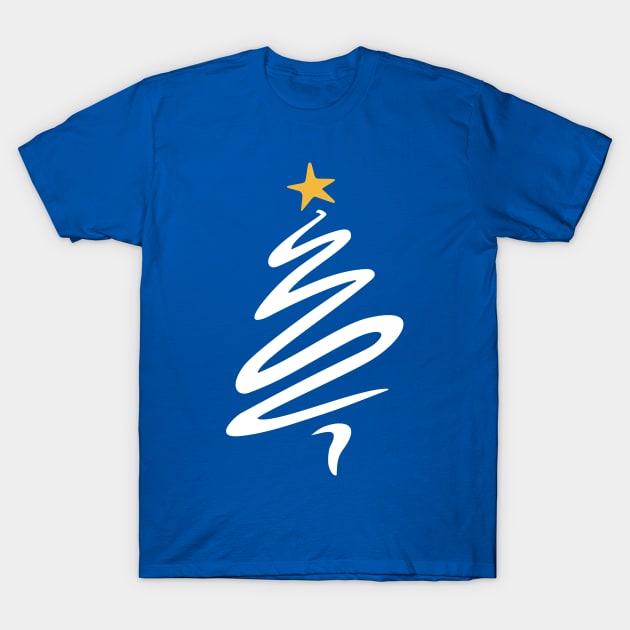 Christmas tree - white T-Shirt by PharaohCloset